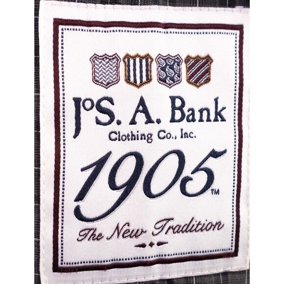 Jos A Bank 1905 Sport Coat Jacket Blazer Mens 48r Brown Herringbone Tweed EUC - Picture 11 of 14